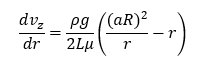 momentum flux distribution