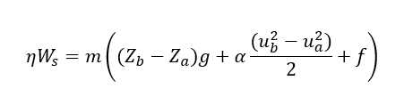 power requirement for pump